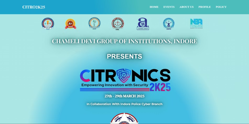 Payment Integrated Website for Citronics