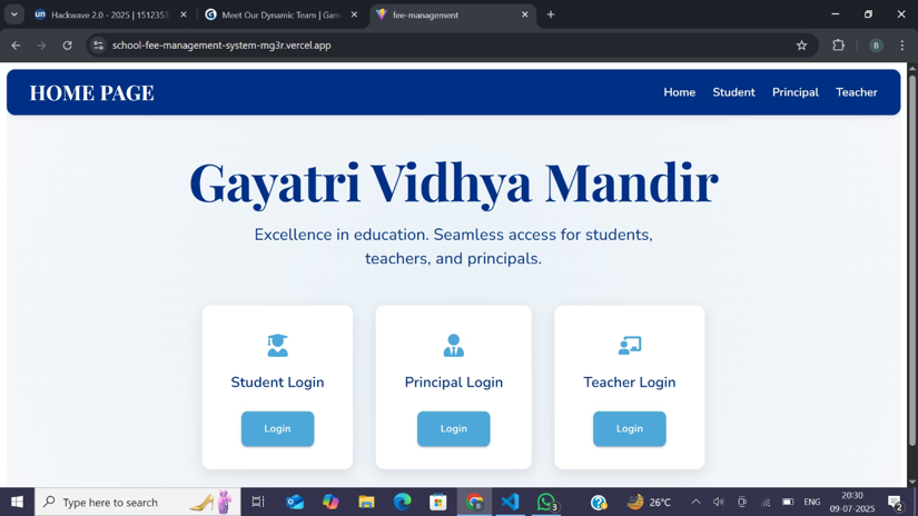Fee Management System